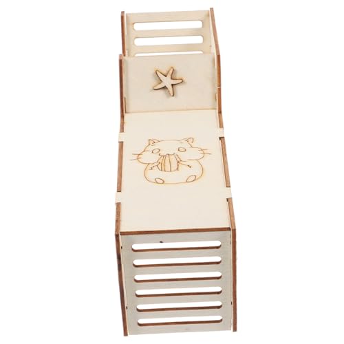 GRIRIW Holzhaus Für Kleintiere Hamsterhaus Mäusehabitat Ruhehaus Für Zwerghamster Rennmäuse Meerschweinchen Spielzeug Aus Holz Für Haustiere GRIRIW Holzhaus Für Kleintiere Hamsterhaus Mäusehabitat Ruhehaus Für Zwerghamster Rennmäuse Meerschweinchen Spielzeug Aus Holz Für Haustiere von GRIRIW