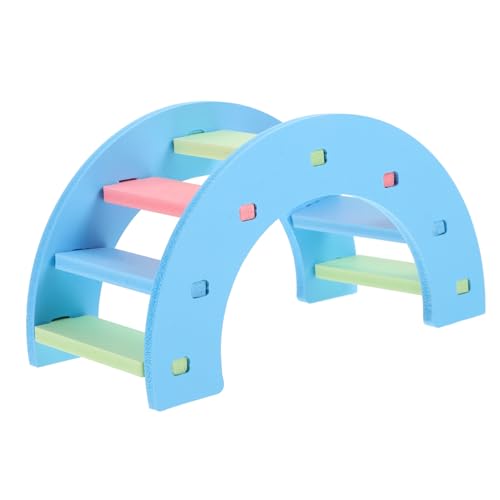 GRIRIW Kleintier Kletterbrücke aus Bunte Hamster Spielbrücke mit Beißschutz Geeignet für Chinchillas Meerschweinchen Ratten und Kleine Nagetiere zum Klettern GRIRIW Kleintier Kletterbrücke aus Bunte Hamster Spielbrücke mit Beißschutz Geeignet für Chinchillas Meerschweinchen Ratten und Kleine Nagetiere zum Klettern von GRIRIW