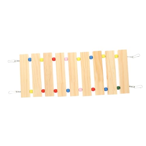 GRIRIW Kleintier Kletterspielzeug Aus Holz Bissfeste Für Hamster Und Kleine Haustiere Weiche Brücke Für Käfige von GRIRIW
