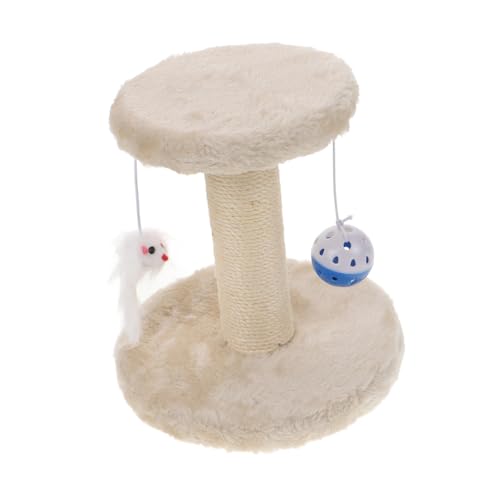 GRIRIW Kratzbaum Für Katzen Katzenkratzbrett Modern Katzenpost Krallenkratzer Für Katzen Kätzchenkratzer Drinnen Kratzen Vertikaler Kratzbaum Für Wohnungskatzen Katzenstange Sisal Beige GRIRIW Kratzbaum Für Katzen Katzenkratzbrett Modern Katzenpost Krallenkratzer Für Katzen Kätzchenkratzer Drinnen Kratzen Vertikaler Kratzbaum Für Wohnungskatzen Katzenstange Sisal Beige von GRIRIW