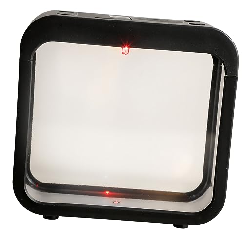 GRIRIW Kunststoff Aquarium mit Licht Kleiner Reptil Kasten für Desktop Dekoration Abnehmbar und Transparent Zubehör für Kleine Fische und Selbstgemacht Mikrolandschaften von GRIRIW