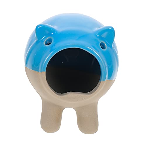 GRIRIW Hamster Gehäuse Keramik Nest Kühlung Pet Hideout Nest Decor Nicht-Boden Design von GRIRIW