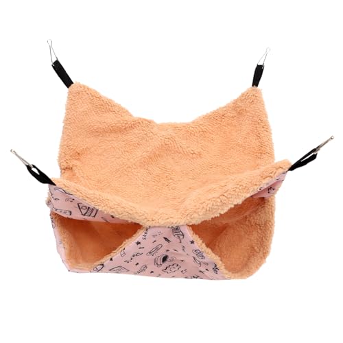 GRIRIW Kuschelhängematte für Hamster und Meerschweinchen Atmungsaktives Sicheres Nest für Kleine Haustiere für Chinchillas und Ratten Sorgt für Wärme und im Winter von GRIRIW