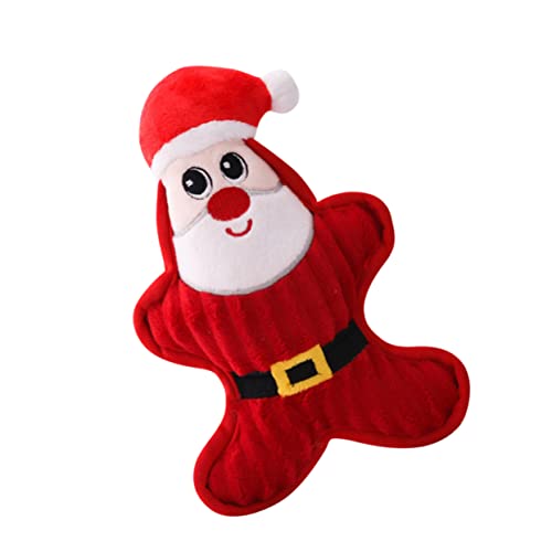 GRIRIW Kuscheliges BB Sound Für Hunde Weihnachtsmann üsch Kauspielzeug Für Haustiere Interaktives Pet Doll Toy Ideal Für Große Und Kleine Hunde Fördert Spiel Und Kauen GRIRIW Kuscheliges BB Sound Für Hunde Weihnachtsmann üsch Kauspielzeug Für Haustiere Interaktives Pet Doll Toy Ideal Für Große Und Kleine Hunde Fördert Spiel Und Kauen von GRIRIW
