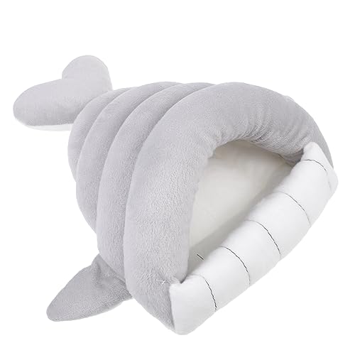 GRIRIW Haustier-hamsterhausbett 1 Stück Haustierbett Bequemes Nest Für Ratten Meerschweinchen Kleintiere Grau M von GRIRIW