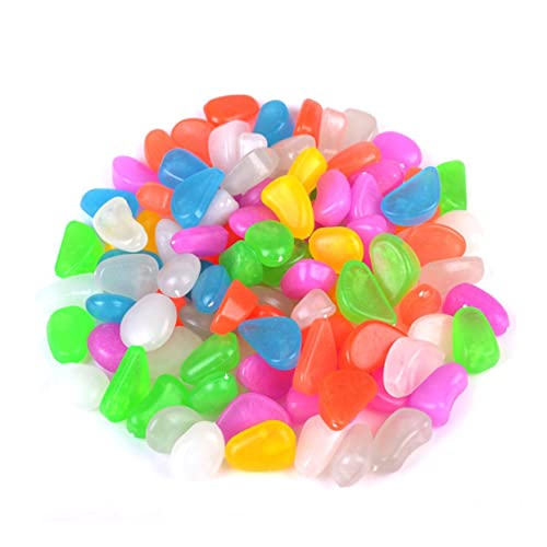 GRIRIW 100stücke Leuchtende Pflastersteine Für Aquarium Und Garten Kieselsteine Dunkeln Leuchten Aquariumdekoration Kiesdekorationen Für Garten GRIRIW 100stücke Leuchtende Pflastersteine Für Aquarium Und Garten Kieselsteine Dunkeln Leuchten Aquariumdekoration Kiesdekorationen Für Garten von GRIRIW