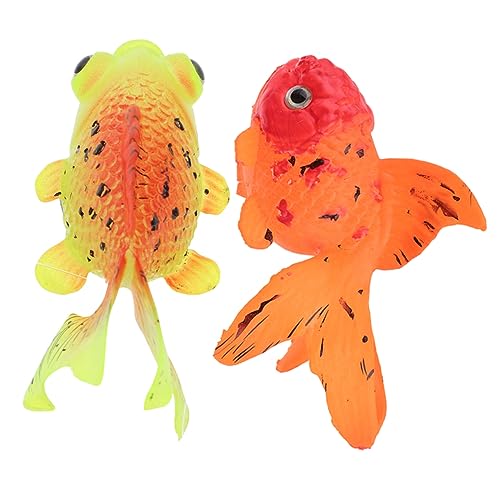 GRIRIW Leuchtende Künstliche Goldfische Für Aquarien Dekorative Fischmodelle Aus Strapazierfähigem Für Aquarium Landschaftsgestaltung Falsche Fisch Dekoration GRIRIW Leuchtende Künstliche Goldfische Für Aquarien Dekorative Fischmodelle Aus Strapazierfähigem Für Aquarium Landschaftsgestaltung Falsche Fisch Dekoration von GRIRIW