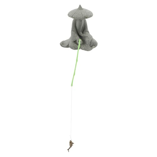 GRIRIW Mini Fisherman Statue Sitzender Alter Asiatischer Angler Fischteich Dekoration Resin Ornament für Aquarium Bonsai Wasserlandschaften Natürliche Harmonische Mikro Landschaft GRIRIW Mini Fisherman Statue Sitzender Alter Asiatischer Angler Fischteich Dekoration Resin Ornament für Aquarium Bonsai Wasserlandschaften Natürliche Harmonische Mikro Landschaft von GRIRIW