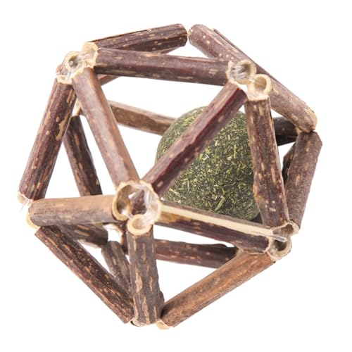 GRIRIW Molar Peppermint Katzenspielzeug zum Beißen Zahnpflege und Stressabbau Langlebiger Katzenminze Ball für Kätzchen und Katzen Selbstbeschäftigendes Katzenzubehör Braun GRIRIW Molar Peppermint Katzenspielzeug zum Beißen Zahnpflege und Stressabbau Langlebiger Katzenminze Ball für Kätzchen und Katzen Selbstbeschäftigendes Katzenzubehör Braun von GRIRIW