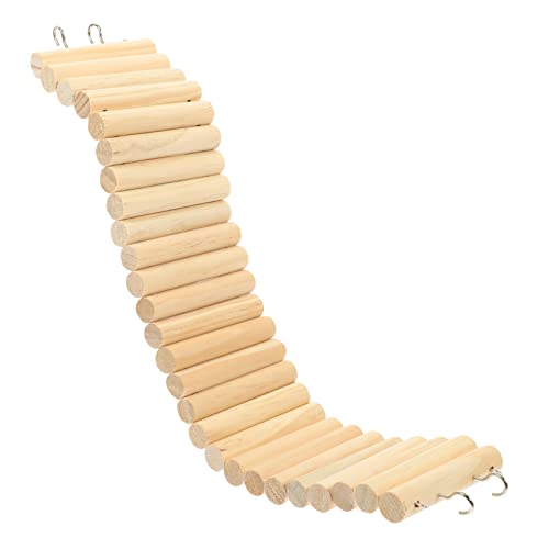 GRIRIW Hamster-versteck Käfigzubehör Holzleiter Und Rampe Kletterspielzeug Für Haustiere 8 cm Breit 60 cm Dekorativ Und Sicher GRIRIW Hamster-versteck Käfigzubehör Holzleiter Und Rampe Kletterspielzeug Für Haustiere 8 cm Breit 60 cm Dekorativ Und Sicher von GRIRIW