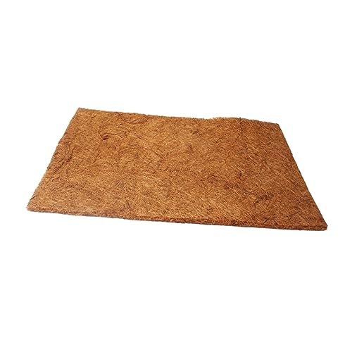 GRIRIW Reptilienkäfig-Produkte 2 Stück Einstreu Natürliche Kokosfasermatte 50 X 30 cm Atmungsaktive Einstreueinlage von GRIRIW