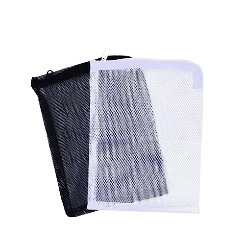 GRIRIW Nylon Mesh Filterbeutel Für Aquarium Und Gartenteich Netzfilterbeutel Weiß Und Schwarz Weiß Schwarz von GRIRIW