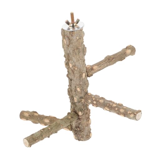 GRIRIW Vogelkäfigständer Sitzstange Papagei-zubehör Sittich-sitzstange Spielzeug Vogelklettergestell Holzsitzstange Für Vögel von GRIRIW