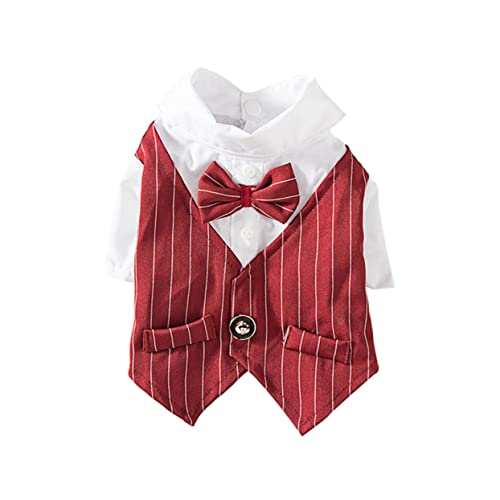 GRIRIW Party-Hundekleid tierkostüme hundetüten kotbeutel hundekleidung hundekleider Kleidung Welpenkostüm Weihnachtsmann-Outfit Pet-Anzug-Kostüm Kleidung für Haustieranzüge von GRIRIW