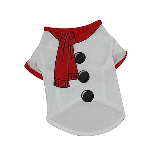 GRIRIW Weihnachts-schneemann-kostüm Haustier-hundekleidung Haustier-partykostüm Modisches Weihnachts-Outfit Größe L GRIRIW Weihnachts-schneemann-kostüm Haustier-hundekleidung Haustier-partykostüm Modisches Weihnachts-Outfit Größe L von GRIRIW