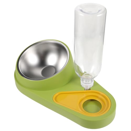 GRIRIW Pet Automatic Water Dispenser Für Hunde Und Katzen Abnehmbarer Futter Und Wasserspender Mit Elegantem Design Für Haustierernährung Zuhause von GRIRIW