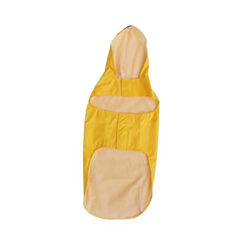 GRIRIW Haustier Poncho Hund Regenmantel Welpen Jacke Reflektierende Kapuze von GRIRIW