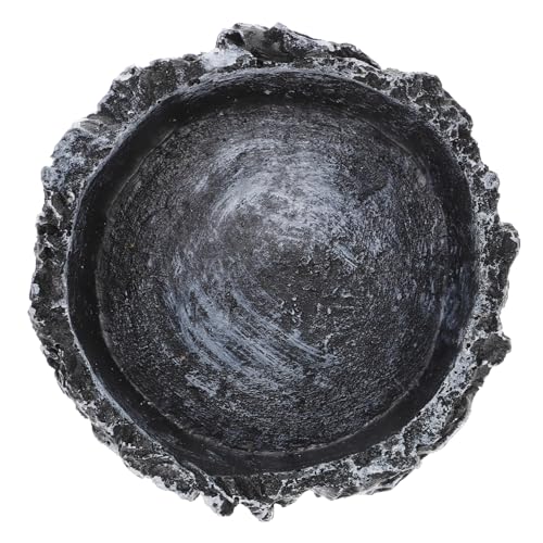 GRIRIW Reptilien Futter Und Wasserschale Für Schildkröten Kleiner Runder Aus Lebensmittelechtem Für Terrarien Sicheres Und Fressen Für Reptilien von GRIRIW
