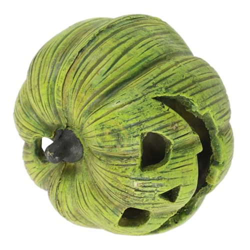 GRIRIW Reptilien Versteck Kürbisform Resin Höhle Terrarium Dekoration Sicher Glatt für Bartagame Spinnen Hamster Geeignet Natürlicher Unterschlupf Haustier Versteck von GRIRIW
