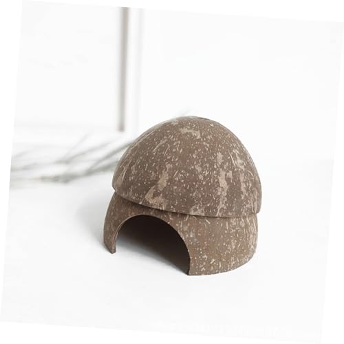 GRIRIW Reptilien Versteckhaus Kokosnussschale Natürliche Höhle für Kleine Tiere Terrariendekor Robust und Sicher für Eidechsen Spinnen Einsiedlerkrebse GRIRIW Reptilien Versteckhaus Kokosnussschale Natürliche Höhle für Kleine Tiere Terrariendekor Robust und Sicher für Eidechsen Spinnen Einsiedlerkrebse von GRIRIW