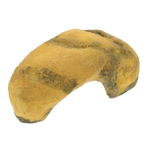 GRIRIW Reptilienversteck aus Resin mit Sonnenplatz Natürliche Terrariumdeko für Kleine Schildkröten Echsen Schlangen und Stressreduzierende Höhle für Terrarienbewohner GRIRIW Reptilienversteck aus Resin mit Sonnenplatz Natürliche Terrariumdeko für Kleine Schildkröten Echsen Schlangen und Stressreduzierende Höhle für Terrarienbewohner von GRIRIW