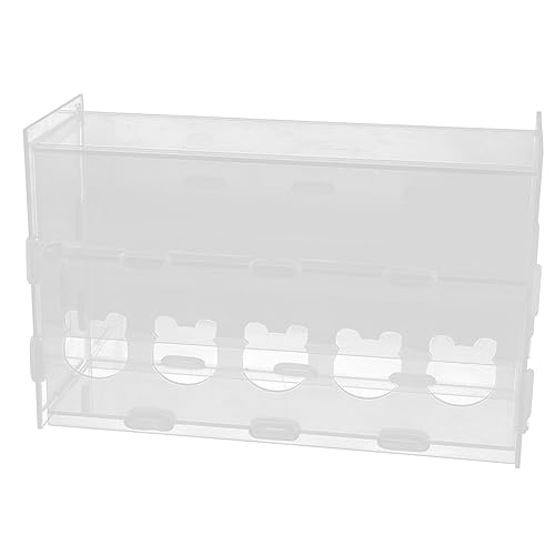 GRIRIW Rutin Hühner Futterautomat Transparent Multi Use Futterspender für Geflügel Geeignet für Hühner Vögel und Papageien Einfach zu Befüllen Reinigen GRIRIW Rutin Hühner Futterautomat Transparent Multi Use Futterspender für Geflügel Geeignet für Hühner Vögel und Papageien Einfach zu Befüllen Reinigen von GRIRIW