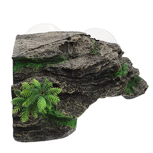 GRIRIW Schildkröten Dekoration Große Ackplattform Für Wasserschildkröten Reptilien Ackplattform Im Terrarium Aquarien Zubehör Aus Hochwertigem Resin Für Aquarien von GRIRIW