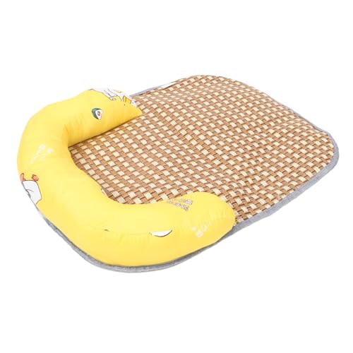 GRIRIW Sommer-Haustier-kühlkissen, Hundekühlmatte, Haustierbett, Kleines Katzenbett, Bequemes Hundenestbett Mit Kissen von GRIRIW