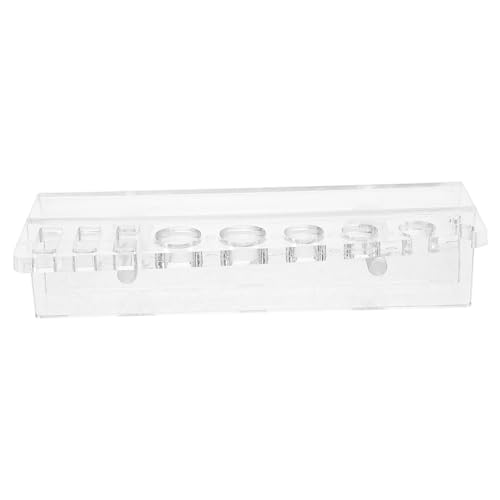 GRIRIW Aquarium Werkzeughalter Aus Wandmontierter Organizer Für Aquarienpflege Praktische Aufbewahrung Für Wasserpflanzen Scheren Und Reinigungswerkzeuge Transparentes Design Für von GRIRIW