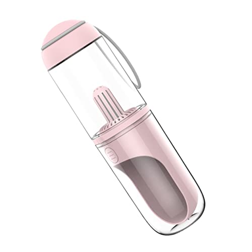 GRIRIW Haustier Wasserflasche für Unterwegs 330 ml Auslaufsicher für Hunde und Katzen Tragbarer Wasserspender mit Filter für Reisen von GRIRIW
