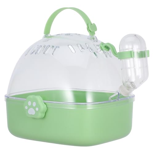 GRIRIW Leichte Reisetragetasche Kleiner Haustierkäfig für Hamster Kaninchen Vögel Belüftung Wasserflasche GRIRIW Leichte Reisetragetasche Kleiner Haustierkäfig für Hamster Kaninchen Vögel Belüftung Wasserflasche von GRIRIW