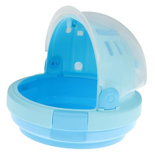 GRIRIW Tragbarer Hamsterkäfig Handgeführte Reisebox Für Kleine Haustiere Transparente Schlafkiste Für Hamster Für Ausflüge Und Reisen Kompakt von GRIRIW