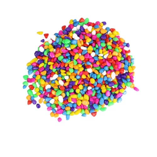 GRIRIW 1000 G Verschiedene Bunte Steine Groot S Aquarium- Unregelmäßiger Aquarium-kies Garten-Ornament von GRIRIW