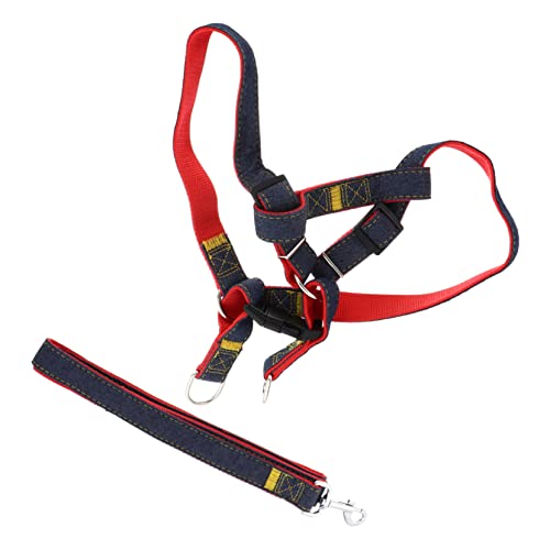 GRIRIW Hundegeschirr Mit Verstellbarer Leine Robustes Material Sicher Und Bequem Für Kleintiere Für Reisen Und von GRIRIW