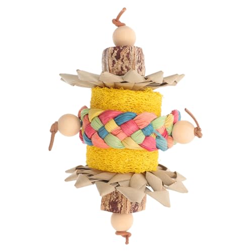 GRIRIW Vogelkäfig-Spielzeug Für Vögel, Kleines Vogel-schleifspielzeug, Sittich-luffa-Spielzeug, Vögel-kauspielzeug GRIRIW Vogelkäfig-Spielzeug Für Vögel, Kleines Vogel-schleifspielzeug, Sittich-luffa-Spielzeug, Vögel-kauspielzeug von GRIRIW