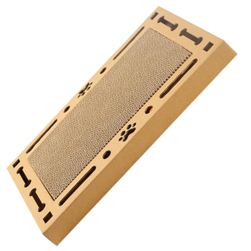 GRIRIW Wellpapier Katzenspielzeug Kratzbrett Für Katzen Kratzbrett Für Kätzchen Und Erwachsene Katzen Khaki Farbton Fördert Das Kratzen GRIRIW Wellpapier Katzenspielzeug Kratzbrett Für Katzen Kratzbrett Für Kätzchen Und Erwachsene Katzen Khaki Farbton Fördert Das Kratzen von GRIRIW