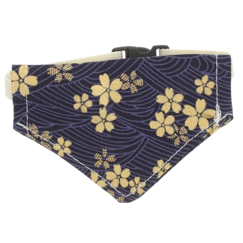 GRIRIW Welpen Bandana Blumenmuster Waschbares Halsband Für Kleine Für Haustierpartys Und Geburtstagsfeiern von GRIRIW