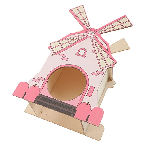 GRIRIW Widerstandsfähiges Hamsterversteck Aus Holz Entzückendes Hamsterhaus Mit Design Für Haushaltshamster Und Zwerghamster GRIRIW Widerstandsfähiges Hamsterversteck Aus Holz Entzückendes Hamsterhaus Mit Design Für Haushaltshamster Und Zwerghamster von GRIRIW