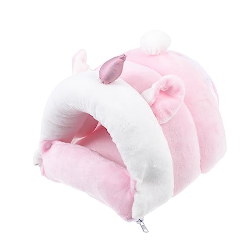 GRIRIW Winter Haustier Nest Für Hamster Meerschweinchen Chinchillas Und Ratten Warmes Schlafbett Großem Einhorn Design Für Kleine Im Winter von GRIRIW