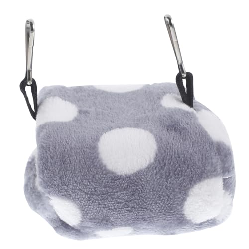 GRIRIW Hamster Hängematte Papageien Käfig Tier Hommock Warme Fleece Bett Große Größe Zufällig von GRIRIW