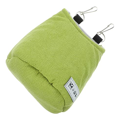 GRIRIW Hängematte Robustes Hamsterbett Aus Baumwolle Warmer Schlafsack 2 Gleiter Passt Einfach Zu Befestigen von GRIRIW