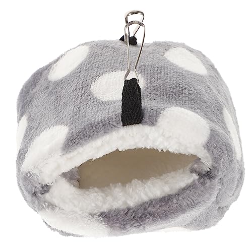 GRIRIW Fleece-Schlafsack Hängematte für Meerschweinchen Chinchilla-Höhle Tier Spielzeug Papageien Hängematte Hamster-Hängematte Eichhörnchen Umarmungstasche Guinea Hase Frettchen von GRIRIW