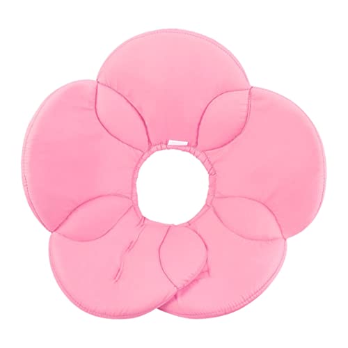 GRIRIW Blumenhalskette Sicherheitsmaske Bauparty Dekorationen Verstellbare Halsketten Fiesta-gastgeschenke Blumenkragen Haustier-Halskette Rosa Anti-Griff Weiche Kleidung von GRIRIW