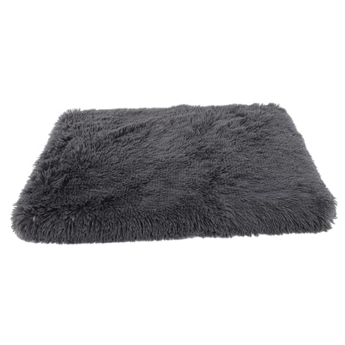 GRIRIW hundematte für den Haushalt katzenbett pet Bed Dog Sofa katzensofa catsbests rechteckig groß selbst Welpe Pads kleine Katzen Matte Hundekissen Nest Flanell Dark Grey von GRIRIW