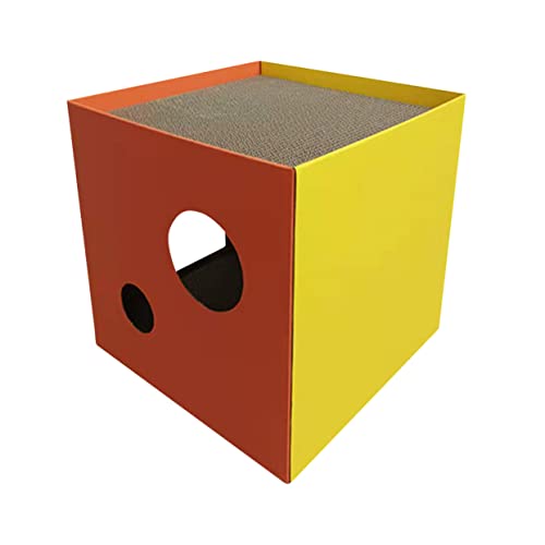 GRIRIW kratzbaum für Katzen Angebot Katzenkratzer Kratzbrett Kratzmatte für Katzen Kratzen zur Selbstbelustigung für Haustiere Katzenspielzeug zum Reiben Katzenhaus Sisal Orange GRIRIW kratzbaum für Katzen Angebot Katzenkratzer Kratzbrett Kratzmatte für Katzen Kratzen zur Selbstbelustigung für Haustiere Katzenspielzeug zum Reiben Katzenhaus Sisal Orange von GRIRIW