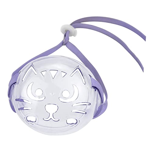 GRIRIW transparenter Katzenmaulkorb Planke Teaser Kratzer Katzen-Dampfbürste zahnpasta für Katzen katzenschutz katzenpflege bequemer Katzenmaulkorb professioneller Maulkorb pp Violett GRIRIW transparenter Katzenmaulkorb Planke Teaser Kratzer Katzen-Dampfbürste zahnpasta für Katzen katzenschutz katzenpflege bequemer Katzenmaulkorb professioneller Maulkorb pp Violett von GRIRIW