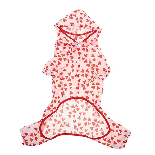 Regenmantel Für Haustiere Wasserdichter Regenmantel Für Hunde Mäntel Hunde-Pyjama Hundehaube Hundeponcho Regenjacke Outdoor-welpe Windeln Hundekostüm Für Den Haushalt Polyester Rot GRIRIW Regenmantel Für Haustiere Wasserdichter Regenmantel Für Hunde Mäntel Hunde-Pyjama Hundehaube Hundeponcho Regenjacke Outdoor-welpe Windeln Hundekostüm Für Den Haushalt Polyester Rot GRIRIW von GRIRIW