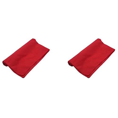 GROCKSTR 4X Fancy Plain Bandana 100% Baumwolle Head Neck Wrist Wrap Halstuch Schal 12 Farbe Farbe: Rot von GROCKSTR