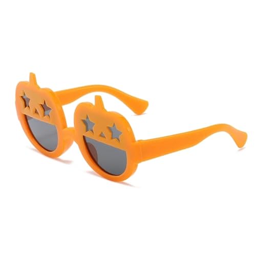 Katze Sonnenbrille Lustige Haustier Sonnenbrille Kleine Hund Sonnenbrille Kreis- Kürbis Brille Brillen Fotos Requisiten Pc Material Haustier Sonnenbrille Schwarz Kürbis Hund Sonnenbrille von GRONGU