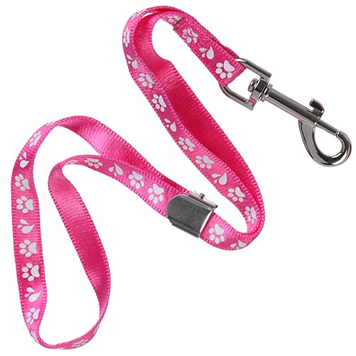 GROOM PROFESSIONAL Ajax Halteschlaufe mit Gleitverschluss aus Metall mit Pfotenmotiv - Starkes Nylonmaterial - Komfortabel und Sicher - Pfotenabdruck - 42cm, Rosa GROOM PROFESSIONAL Ajax Halteschlaufe mit Gleitverschluss aus Metall mit Pfotenmotiv - Starkes Nylonmaterial - Komfortabel und Sicher - Pfotenabdruck - 42cm, Rosa von GROOM PROFESSIONAL